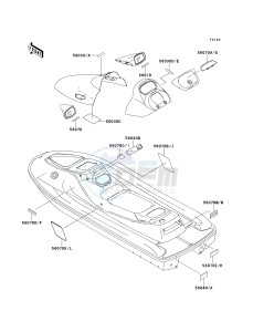 JT 900 B [900 STX] (B1-B2) [900 STX] drawing LABELS