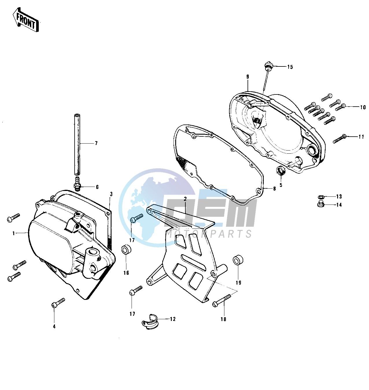 ENGINE COVERS -- 73 F11M- -