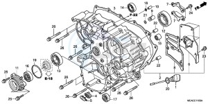 GL1800C drawing REAR CASE