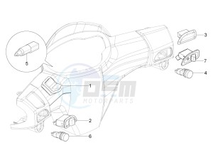 ZIP 100 4T (Vietnam) drawing Selectors - Switches - Buttons