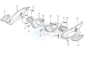 Runner VX-VXR 125-200 125 drawing Footboard