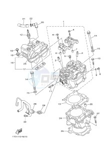 YFZ450R YFZ450RE (1TD3) drawing CYLINDER