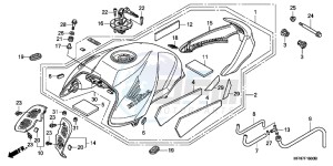 CB1000RAB drawing FUEL TANK