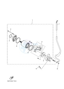 MTN1000 MTN-1000 MT-10 (B67G) drawing STARTING MOTOR