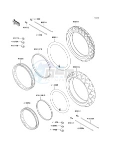 EN 500 C [VULCAN 500 LTD] (C10) C10 drawing TIRES