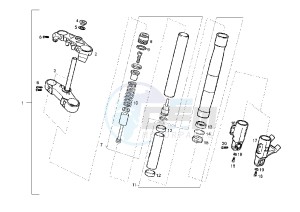 GPR REPLICA RACING EURO2 - 50 cc drawing FRONT FORK