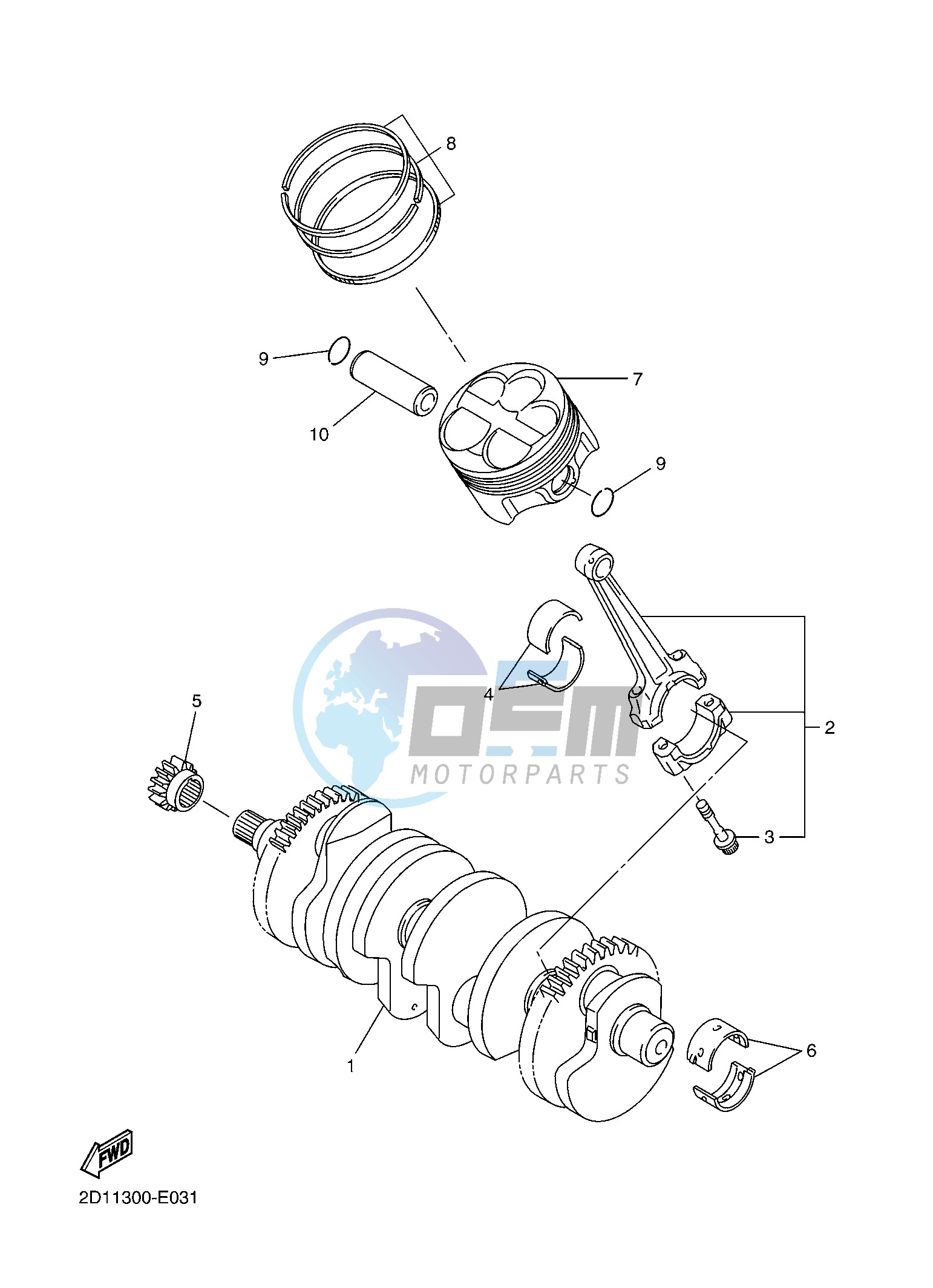 CRANKSHAFT & PISTON