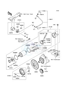 NINJA 250R EX250KBF GB XX (EU ME A(FRICA) drawing Starter Motor