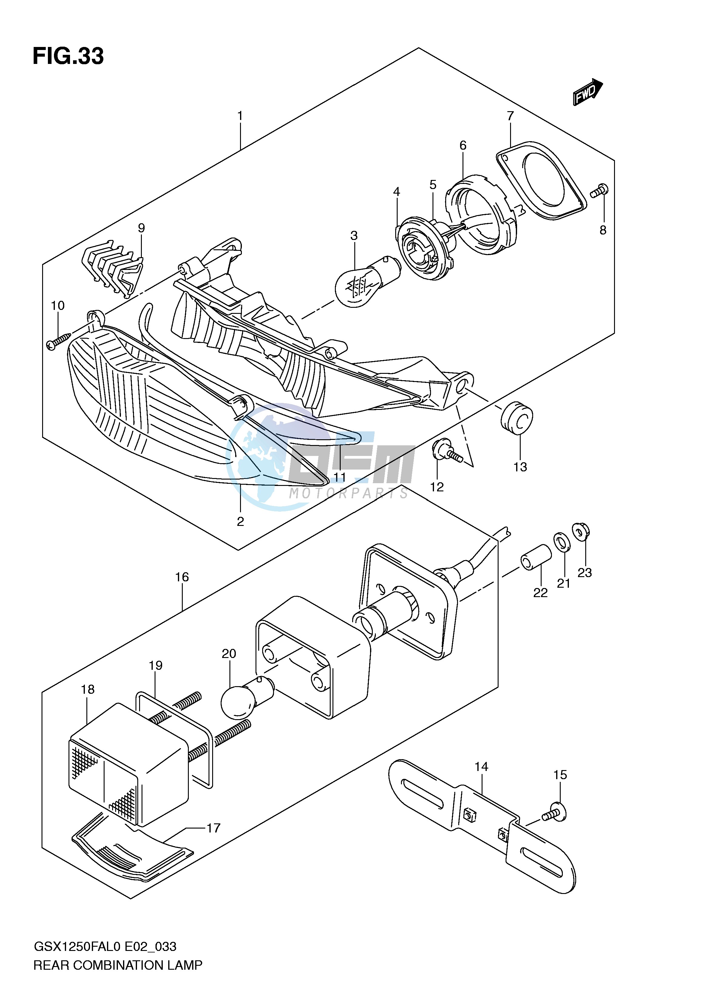 REAR COMBINATION LAMP