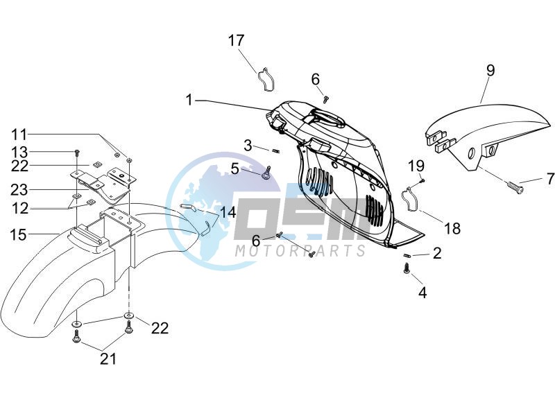 Wheel housing - Mudguard