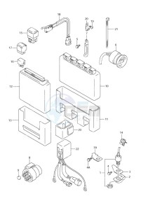 DF 60 drawing Engine Control Unit