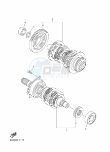 FJR1300D-AE FJR1300AE (B96L) drawing TRANSMISSION