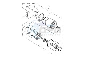 YP MAJESTY 125 drawing STARTING MOTOR