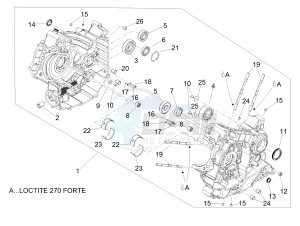 SHIVER 900 E4 ABS (EMEA, LATAM) drawing Crankcases I