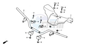 TRX90 drawing HANDLE PIPE