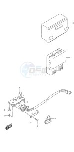 DF 30A drawing PTT Switch - Non-Remote Control