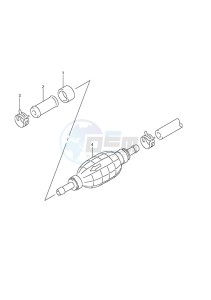 DF 150 drawing Fuel Hose