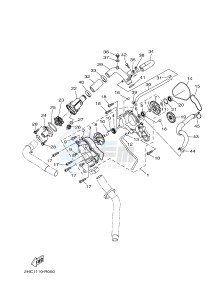 YXZ1000R YXZ10YEXJ YXZ1000R (B0FA) drawing WATER PUMP