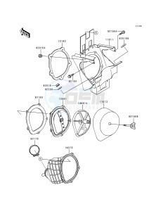 KX 250 K [KX250] (K5) [KX250] drawing AIR CLEANER