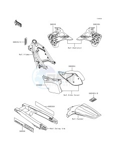 KX 250 J [KX250] (J1) [KX250] drawing LABEL