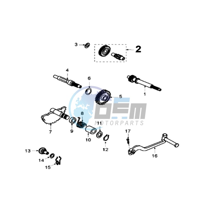 DRIVE SHAFTS / KICKSTARTER