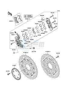 NINJA_ZX-10R_ABS ZX1000KEF FR XX (EU ME A(FRICA) drawing Front Brake