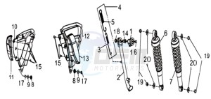 WOLF 300 (L8) EU EURO4 drawing RR. CUSHION ASSY