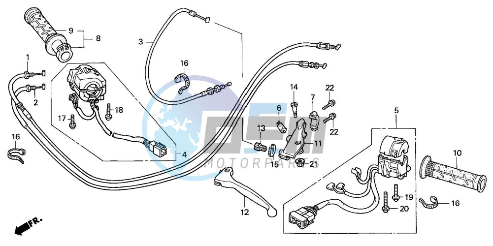 HANDLE LEVER/SWITCH/CABLE