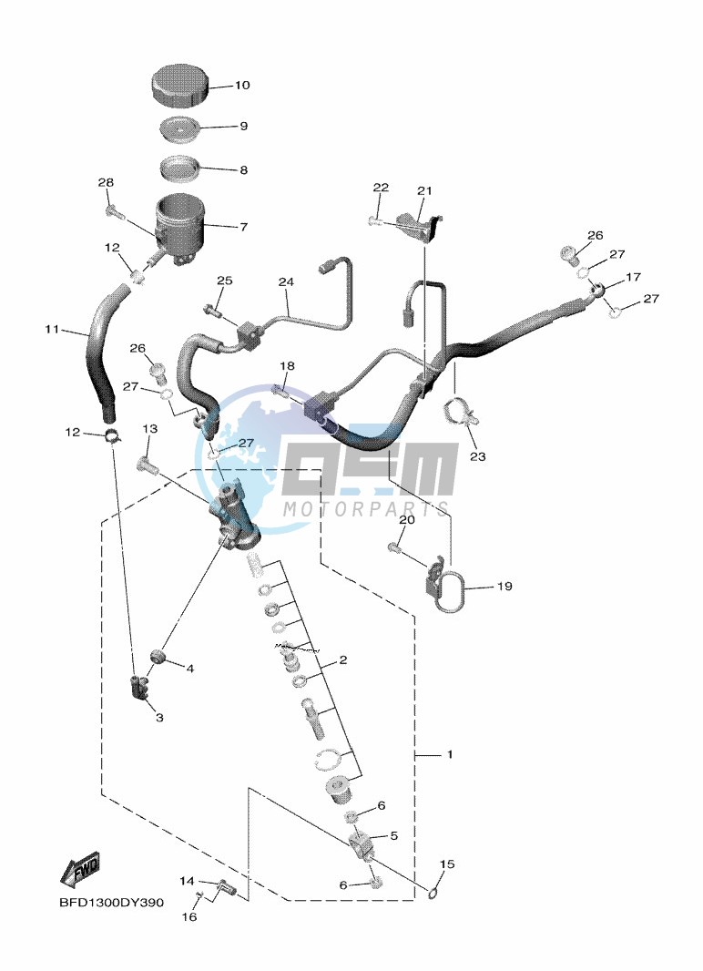 REAR MASTER CYLINDER