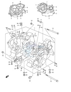 VZ800 (E3-E28) MARAUDER drawing CRANKCASE