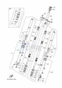 MT-07 MTN690 (BAT8) drawing FRONT FORK