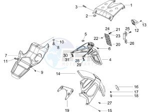 Runner 200 VXR 4t Race (UK) UK drawing Rear cover - Splash guard