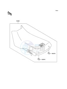 KLF300 KLF300B6F EU GB drawing Seat