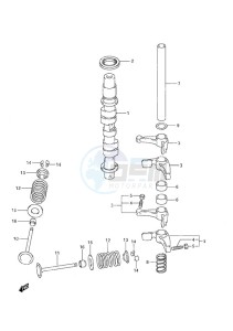 DF 9.9A drawing Camshaft Non-Remote Control