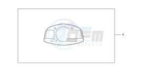 CBR600RR9 Europe Direct - (ED / SPC) drawing METER PANEL