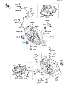 KLF 110 A [MOJAVE 110] (A1-A2) [MOJAVE 110] drawing CRANKCASE