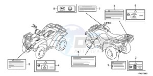 TRX420FPMB drawing CAUTION LABEL