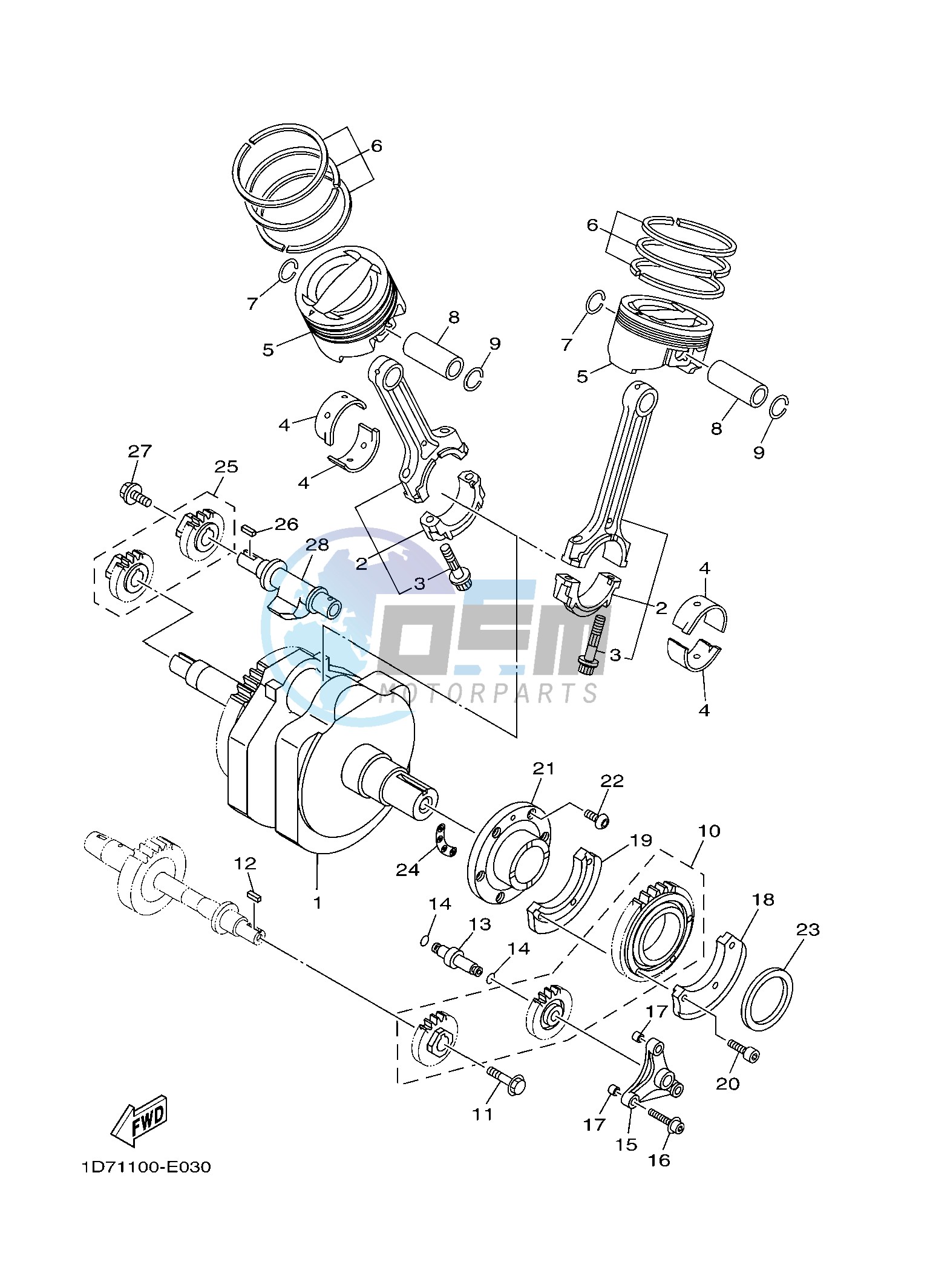 CRANKSHAFT & PISTON