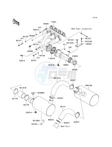 JT 1500 A [STX-15F] (A1-A2) [STX-15F] drawing MUFFLER-- S- -