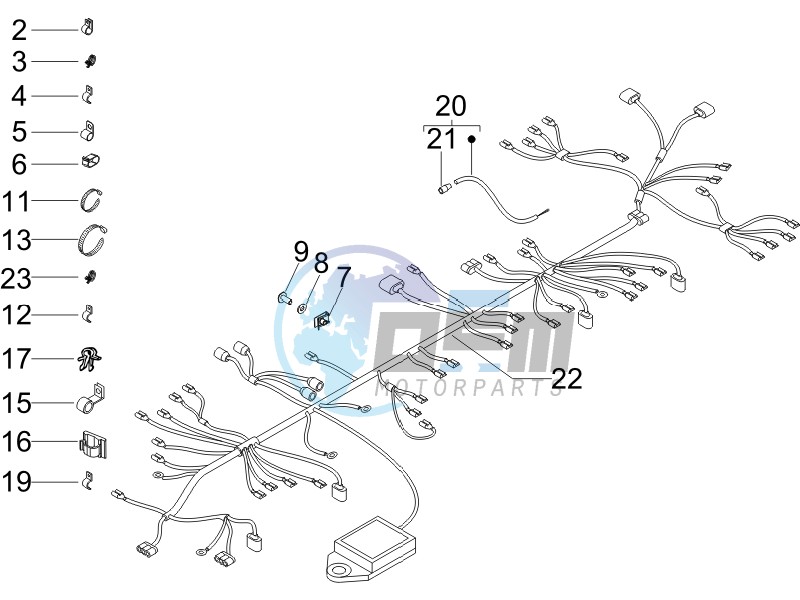 Main cable harness