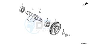 CBR250RAD CBR250R ABS 2E - (2E) drawing BALANCER SHAFT