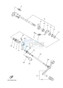 MT09TRA MT-09TRA TRACER 900 (2SC1 2SC2) drawing SHIFT SHAFT