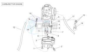 SR 50 H2O Di-Tech AND carb drawing Carburettor II