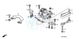 CBR600RRA Australia - (U) drawing STEERING DAMPER