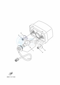 YFM450FWB KODIAK 450 (BJ5T) drawing TAILLIGHT