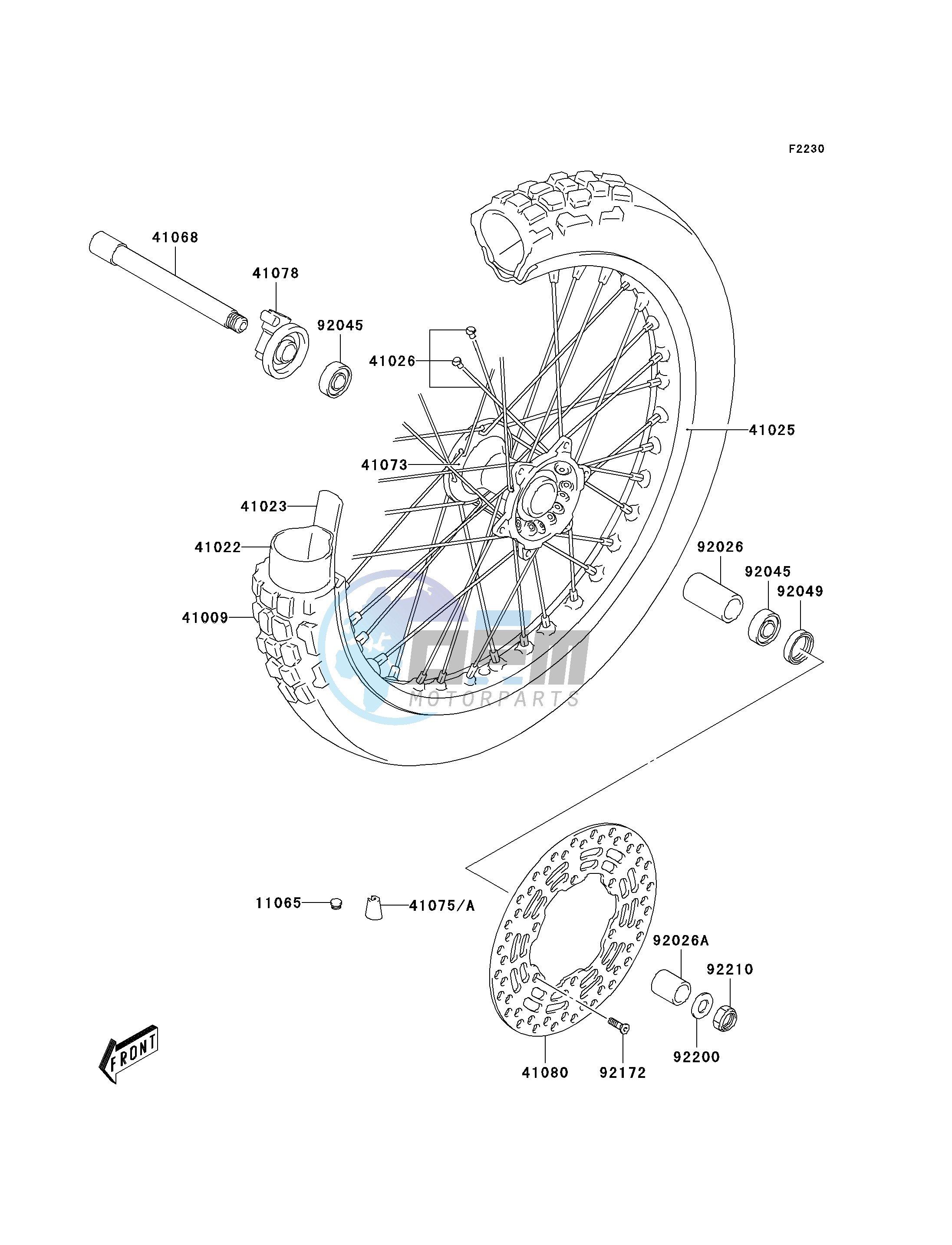 FRONT HUB