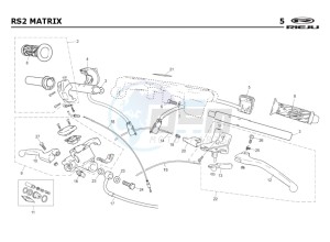 RS2-50-MATRIX-YELLOW drawing HANDLEBAR - CONTROLS