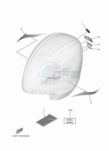 XF425NSA drawing STICKER--TOOLS