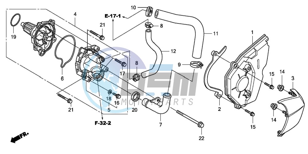 WATER PUMP (CBF600S8/SA8/N8/NA8)