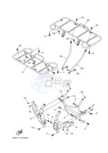 YFM700FWAD YFM700PF GRIZZLY 700 EPS (B383) drawing GUARD